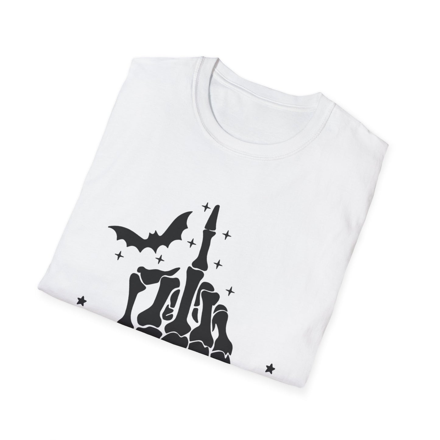 Unisex Softstyle Graphic T-Shirt – Say Last Flying F*ck, Casual Wear, Gifts for Friends, Halloween Apparel, Sarcastic Tees