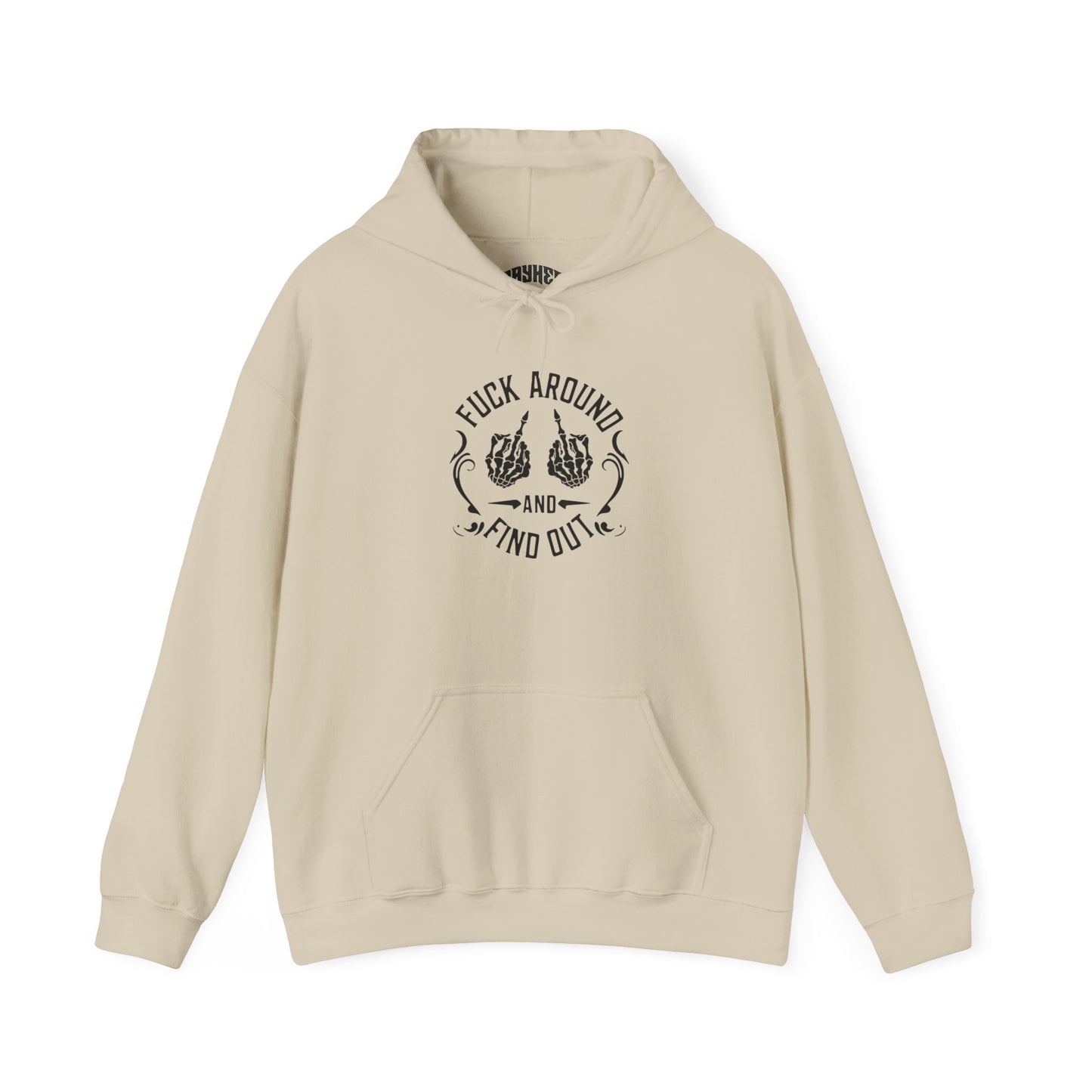 Unisex Motivational Hoodie – "F*ck Around and Find Out" – Casual Streetwear