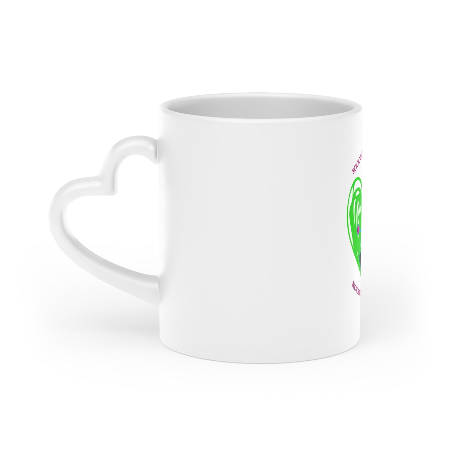 Voodoo Heart Mug - Playful Coffee Cup, Unique Gift for Coffee Lovers, Cute Kitchen Decor, Funny Gift for Friends