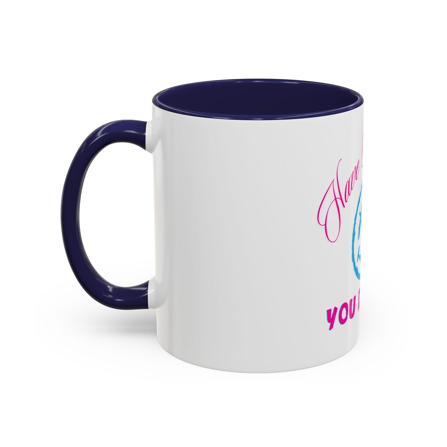 Inspirational Accent Coffee Mug - 'Have The Day You Deserve' - Perfect Gift for Coffee Lovers