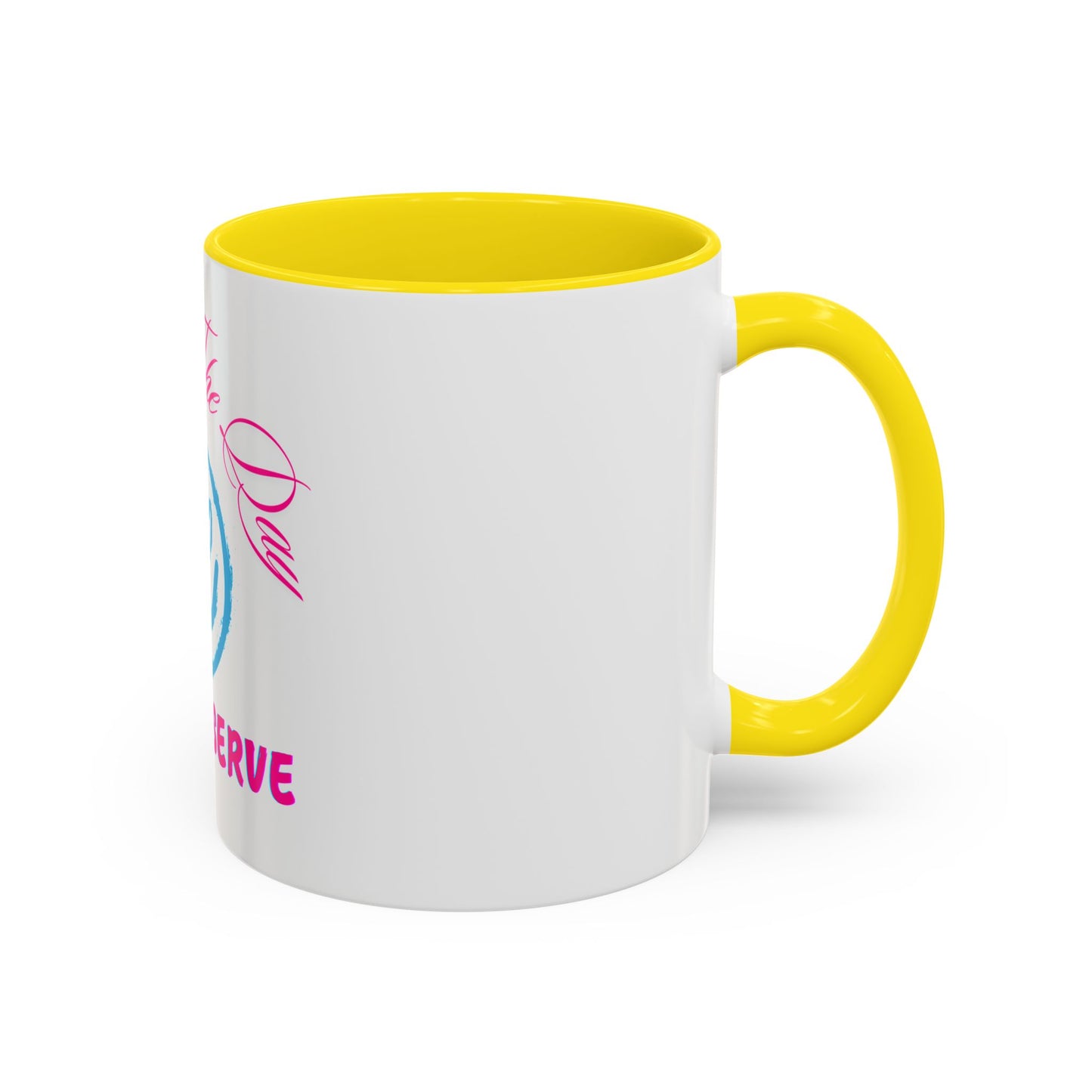 Inspirational Accent Coffee Mug - 'Have The Day You Deserve' - Perfect Gift for Coffee Lovers