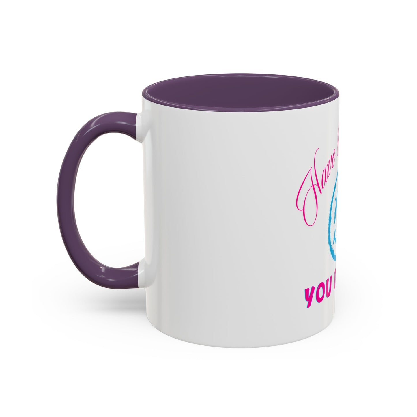 Inspirational Accent Coffee Mug - 'Have The Day You Deserve' - Perfect Gift for Coffee Lovers