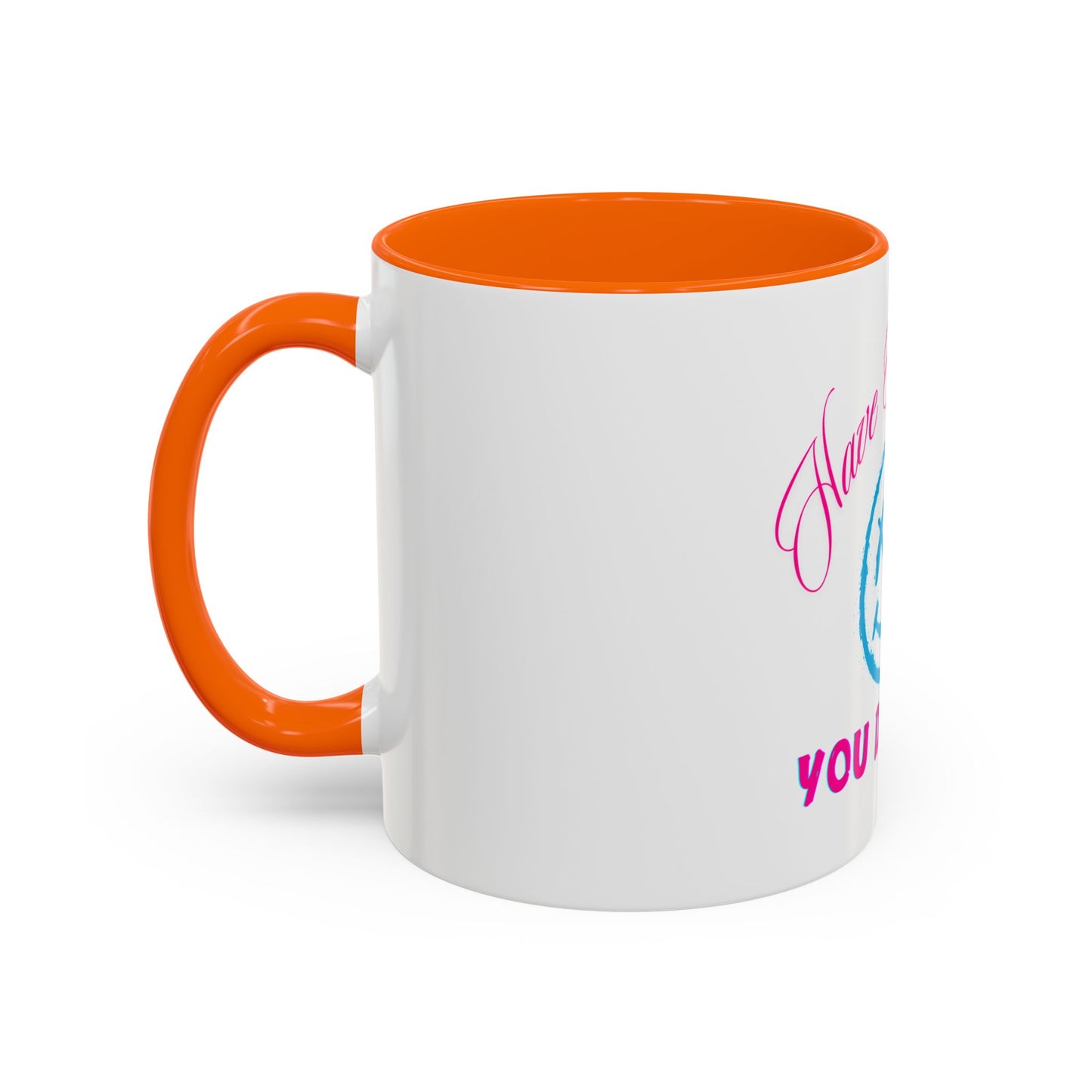 Inspirational Accent Coffee Mug - 'Have The Day You Deserve' - Perfect Gift for Coffee Lovers