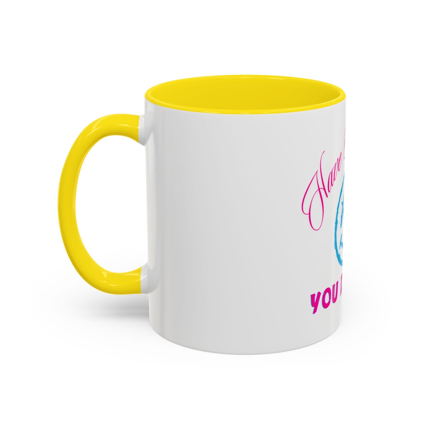 Inspirational Accent Coffee Mug - 'Have The Day You Deserve' - Perfect Gift for Coffee Lovers