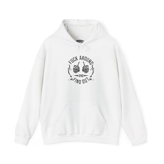 Unisex Motivational Hoodie – "F*ck Around and Find Out" – Casual Streetwear